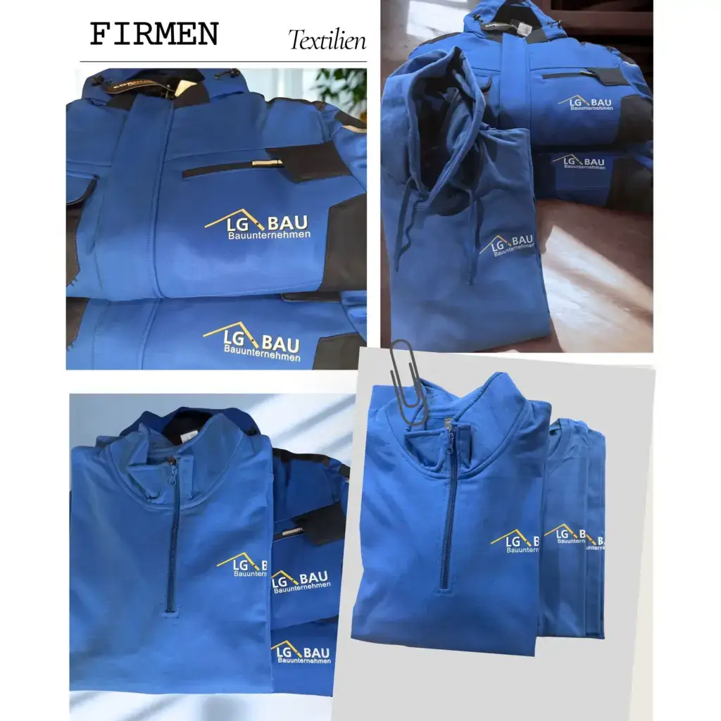 Referenz LG-Bau GmbH Firmen Textilien